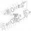 Gear Pump Filling Machine 705-51-20290 Pilot Oil Gear Pump WA470-1 Loader Hydraulic Gear Double Pump