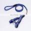 Hot sale nylon pet dog harness reflective pet leash for dogs