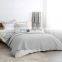 Lightweight 3 Pcs Full Size Solid Color Polyester Quilt Bedspread Set