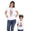 Parent-child short-sleeved t-shirt ins hot style mommy and me T-shirt