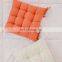 Square Recycle Seat Cushion Printed Chair Pads with Ties for Outdoor/Indoor
