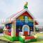 Cheap Prices Jumping Castle Kids Inflatable Bouncing Rainbow Bounce House With Blower