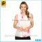 Fashionable Ladies Blouse Hot Sale 100% Cotton Sleeveless Print Blouse for women 2016