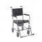 Disabled Equipment Healthcare folding U shaped Commode seat Toilet Wheel Chair