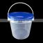 manufacturer food grade 1 litre plastic bucket for honey