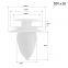 Bumper fender expansion screw clip plastic rivet guard leaf plate lining clip