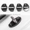 Carest Car Door Lock Buckle Cover For Tesla Model Y Accessories Door Lock Carbon Fiber Metal 2020 Sticker Automobile decoration