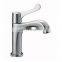 Modern Design Bathroom Sink Water Tap Single Handle Black Basin Faucet