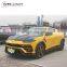 Urus dry carbon fiber material body kit  fit for Urus 2018-2020year TC style front lip with canard hood mirror cover side skirt