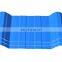 Quality factory wholesale fire prevention noise small PVC plastic roof tile blue