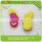 Toy Footprint shaped 3D rubber erasers for children