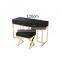 2 Drawers Vanity Dressing Table Stool Set with LED Bulbs