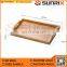 Best Selling Serving tray bamboo wooden tray with handles Great for dinner trays