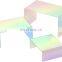 Rainbow Iridescent Acrylic Display Risers Acrylic Display Stand