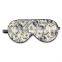 Adjustable Band Silk Sleep Eye Mask Leopard Print Night Eyeshade Sleeping Blindfold