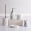 luxury modern design polyresin Marble bathroom accessories set