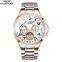 GUANQIN GJ16212 Luxury automatic mechanical moon phase 22 band metal stainless steel old watch brands