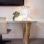 Vintage Folding Acrylic Lampshade Desk Light Metal Base Table Lamp Girls Bedside Bedroom Table Lamp