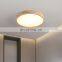 Modern Decorative Wooden LED Ceiling Light Square Round Flush Mounted Lighting For Living Room Bedroom LED Ceiling Lamp