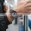 SINOBI Brand Original Supplier Factory Man Watches Stainless Steel Mesh Band Rotating Dial Japan Quartz Movement