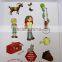FDT custom removable cheap children girl sticker book