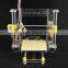 Prusa Reprap i3 Aworldnet 3D printer DIY kit A600 impressora 3D 1.75mm 2 roll PLA filaments and LED flashlight FREE given