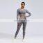2pcs work out gym wear women camouflage camo crop top and yoga gym pants leggings set