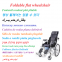Wheelchair can be adjusted 90-180 ° for lying flat wheelchair