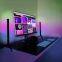 LED Corner RGB Floor Lamp Nordic Decoration Home for Living Room Night Lights Remote Control Dimming Standing Connect Lamps