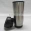 Stainless steel Coffee Travel Mug With Press button Lid