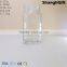 BQS Xuzhou Glassware 740ml Square Glass Jar With Plastic/Tin Lids