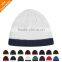 knitted beanies hat high quality custom embroidery