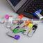 Custom swivel usb drive data preloaded and full logo printing