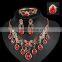 France Imitation Diamond Fake Gold Young Girls Gold Plated Fashion Jewelry Sets