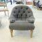 antique High density Foam oak arm chair
