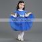 Wholesale fashion new design embroidery royal blue party children frocks designs