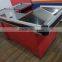 Supermarket store Stainless cash counter with conveyor belt