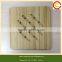 Unique Bamboo Place Mat with Non-slip Mat