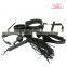 Adult Game Fantasy Tools Soft PU Leather BDSM Restraints Black Handcuffs