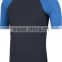 92% Polyester 8% Spandex (Lycra) Crew Neck Short Sleeve Horizon Compression Shirt / Rash Guard