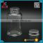 Medicinal use round transparent glass pill bottle 100ml