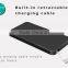 CE FCC ROHS retractable cable 3 in 1 power bank from 14years power bank factory