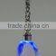 3D Laser light keyring colour carved Crystal Keychains