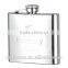 High Quality 6oz Stainless Steel Hip Flask With Laser Engraving Logo