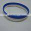 two-color sport silicone rubber college team bracelets