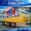 China No.1 selling bulk cargo semi trailer with drop side, Side Doors Truck Semi Trailer