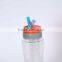 2016 BPA Free Plastic Material Drinking Water Bottle Child Water Bottle With Rubber Straw And Ice Infuser