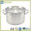Best price large stainless steel cooking pots, energy saving commercial cooking pots