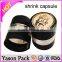 Yason heat shrink cap aluminum foil stand up capsules packaging pouches pvc wine cap