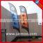 Outdoor screen printing durable feather banner